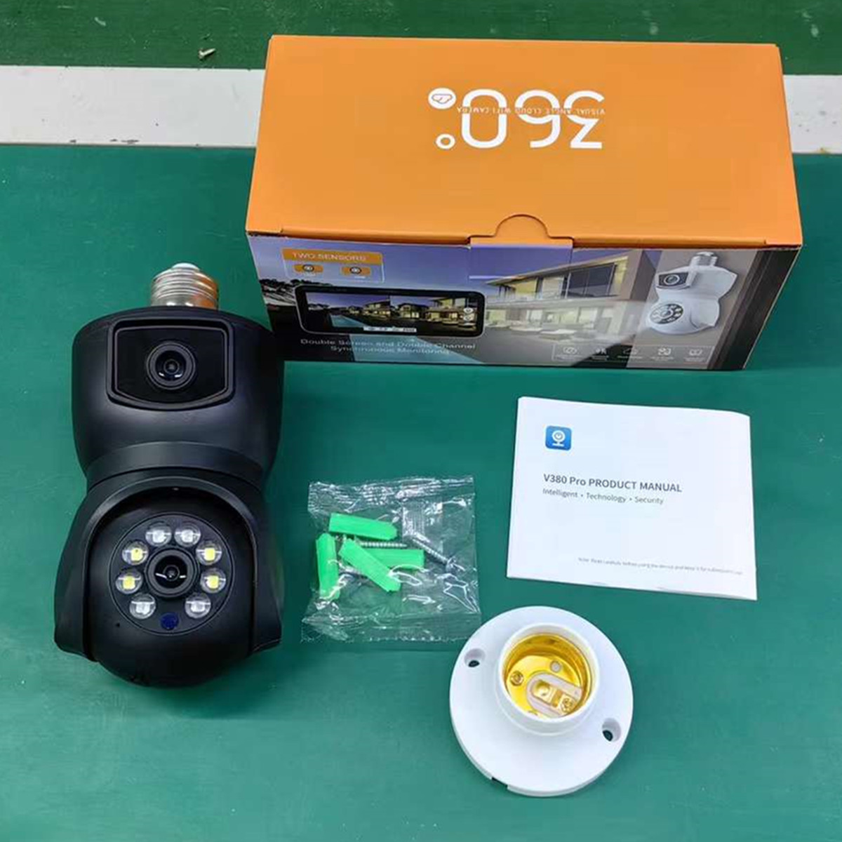 Baby Monitor Split Screen - Kamera IP Dome 4MP z podwójnym