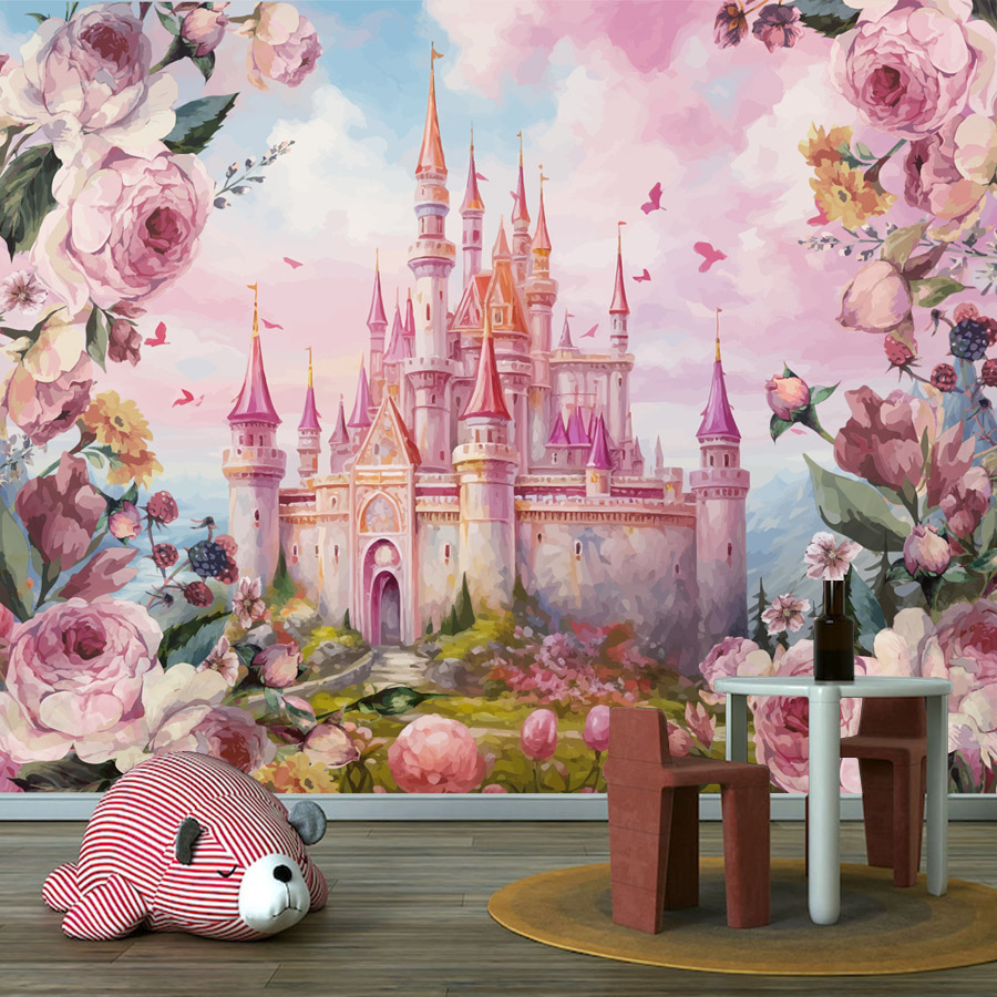 Baby Nursery Mural Wallpaper - 8+ Kreskówkowa Tapeta Samoprzylepna z Motywem