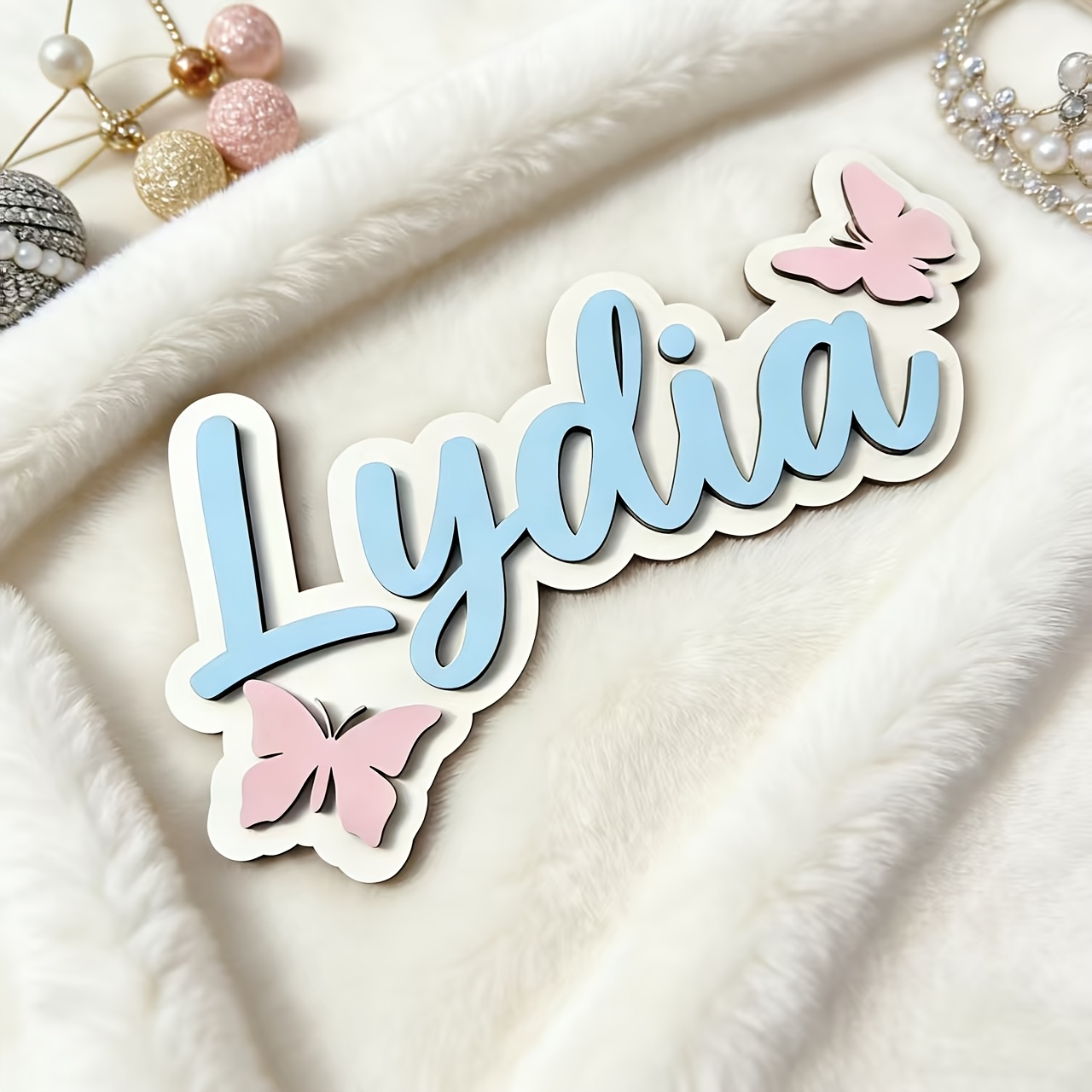 Baby Nursery Letters - Spersonalizowana tabliczka z imieniem w kolorze