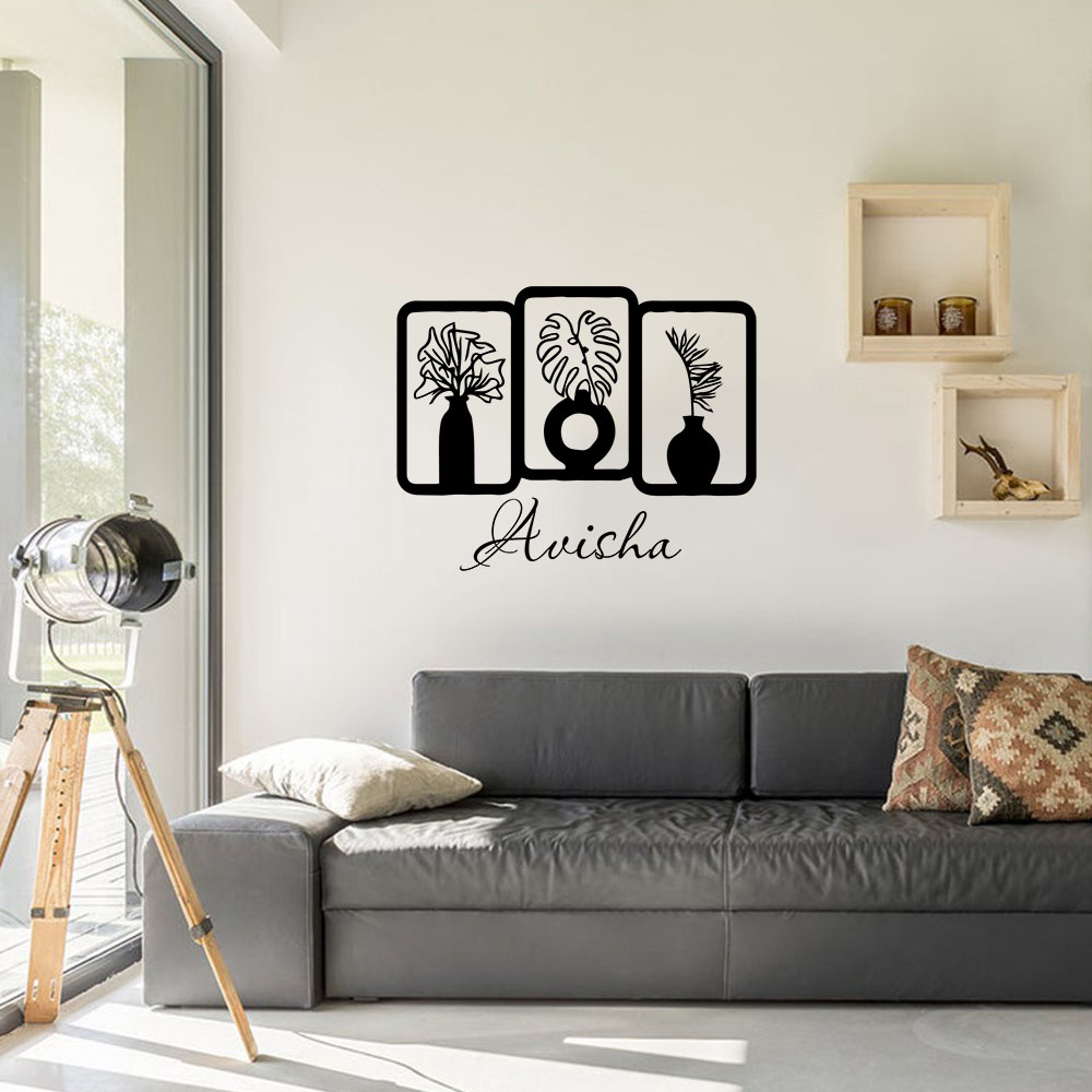 Wall Decal Nursery - 1 szt. Uroczy wazon z możliwością