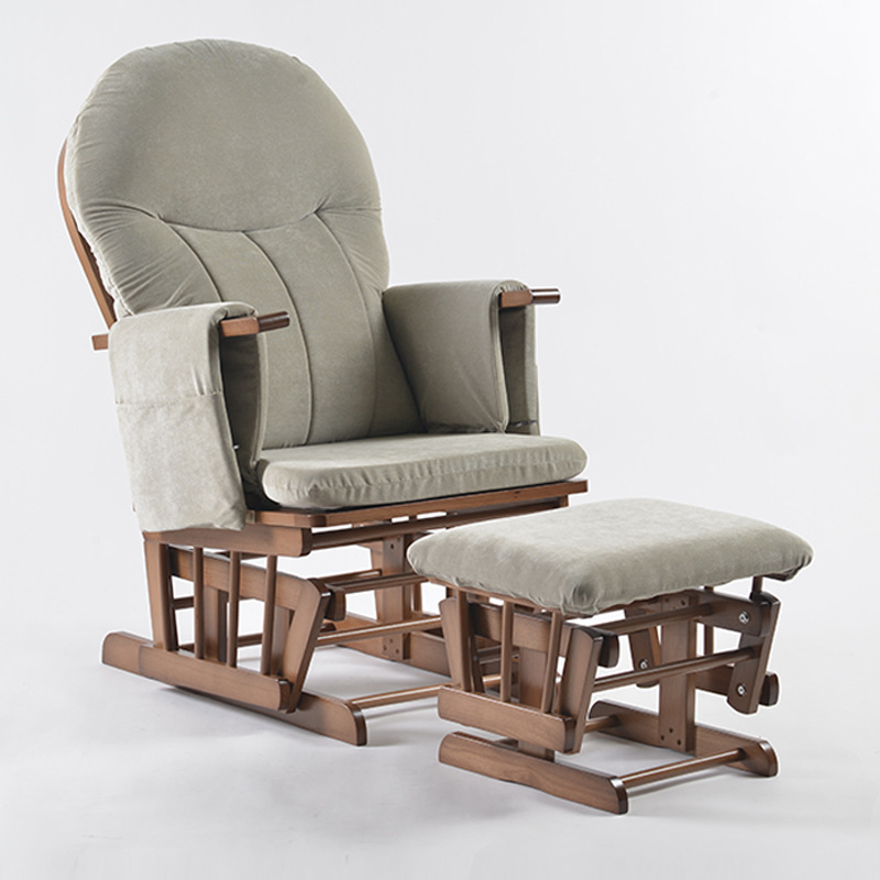 Baby Nursery Rocking Chair - Nowoczesne krzesło do karmienia piersią dla