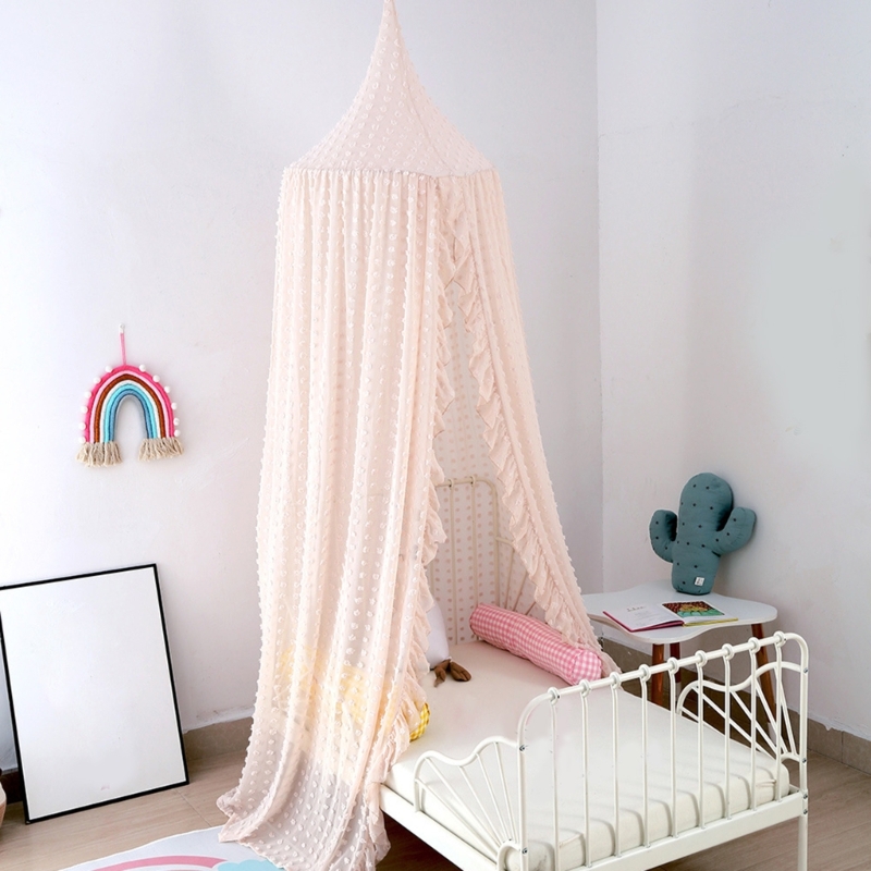 Baby Nursery Equipment - Moskitiera wisząca namiotowa ozdobiony gwiazdą łóżeczko