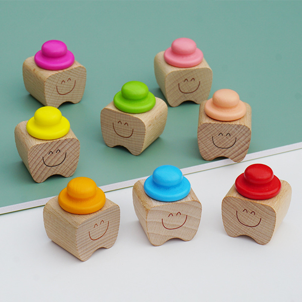 Baby Keepsake Box - 2/5 szt. Drewniane pudełko na ząbki