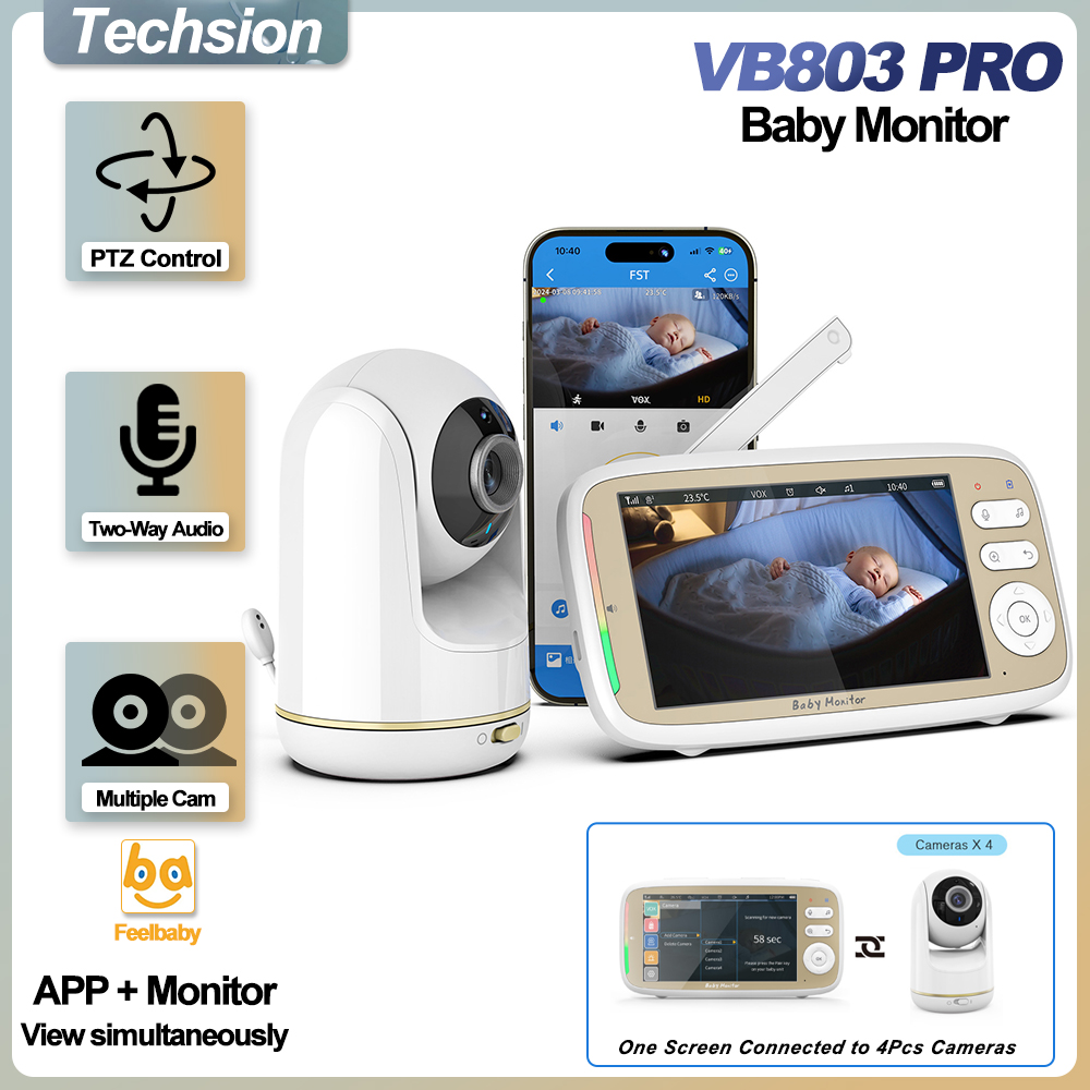 Baby Monitor Split Screen - Kamera monitorująca dziecko VB803 PRO HD