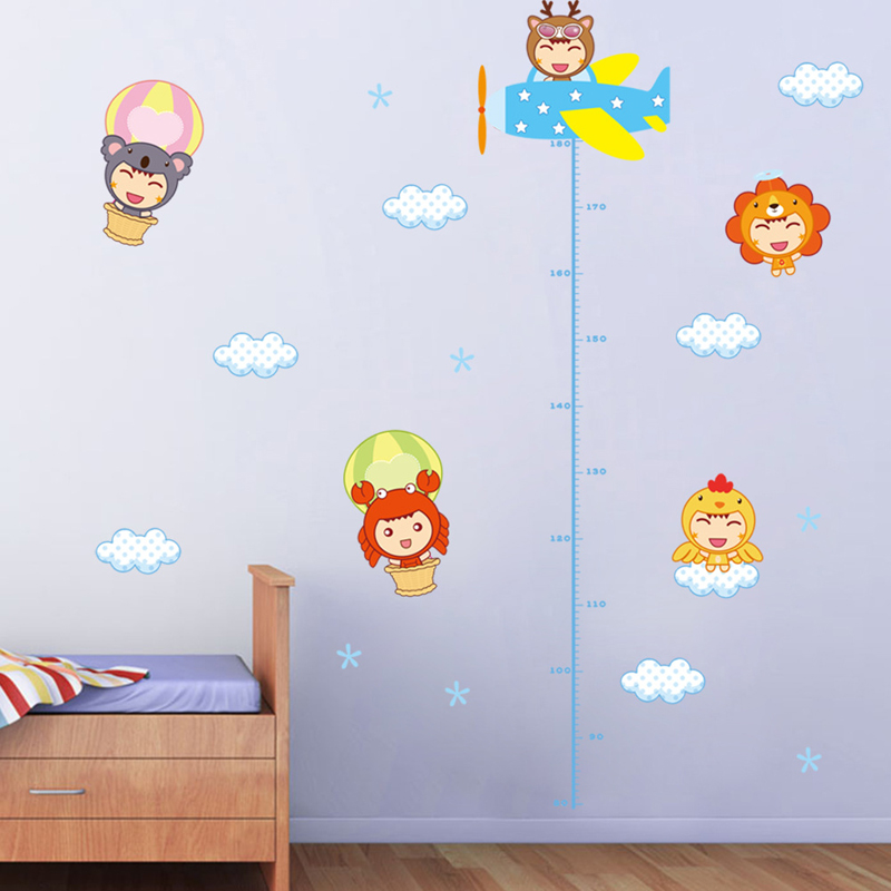 Baby Nursery Mural Wallpaper - Naklejka ścienna z motywem kreskówkowym dla