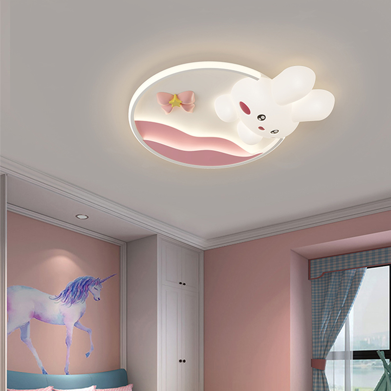 Baby Nursery Ceiling Light - Nowa lampa sufitowa 3D Rabbit Cartoon