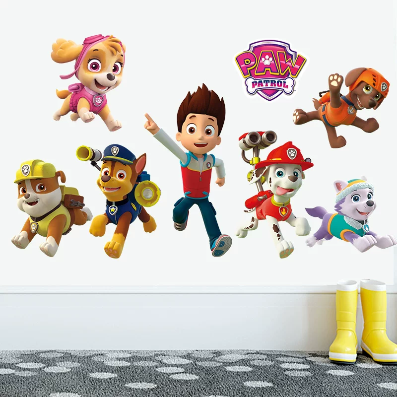 Wall Decal Nursery - Naklejki ścienne Psi Patrol do pokoju