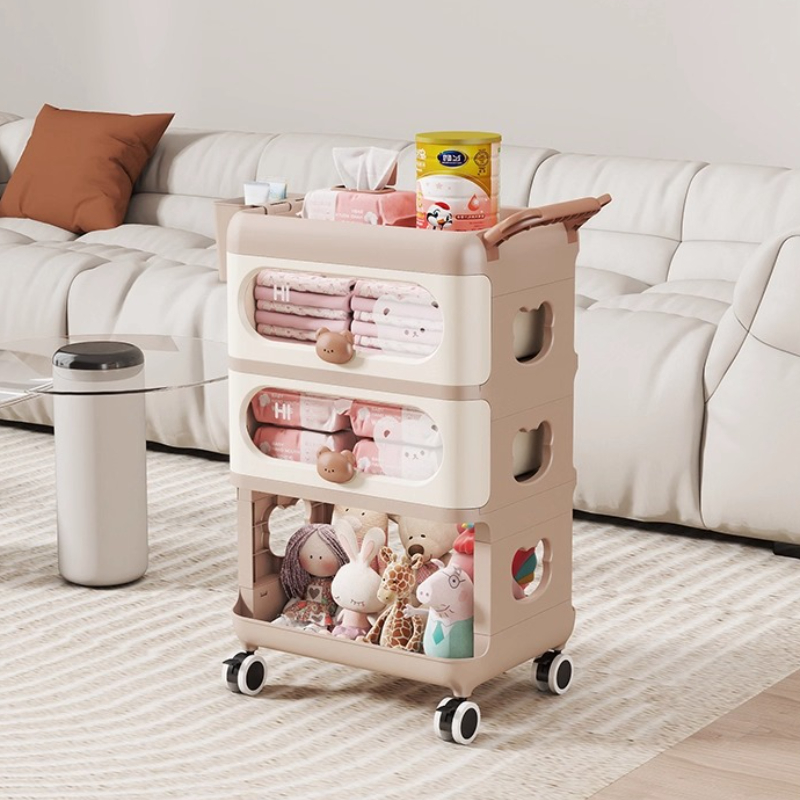 Baby Nursery Cart - ‌ Organizer do przechowywania dla niemowląt,