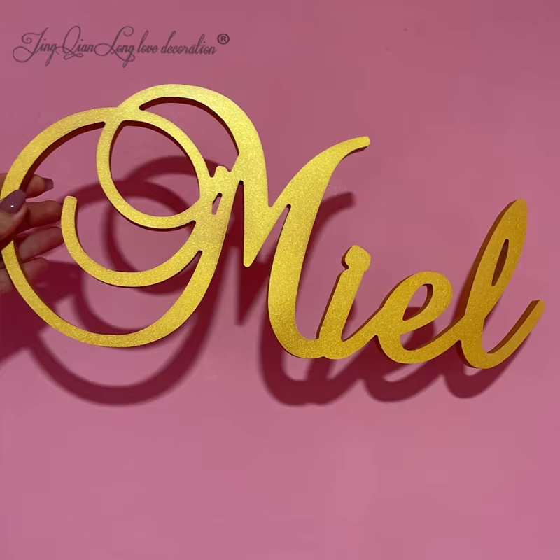 Baby Nursery Letters - Niestandardowy spersonalizowany drewniany znak imienia Niestandardowy