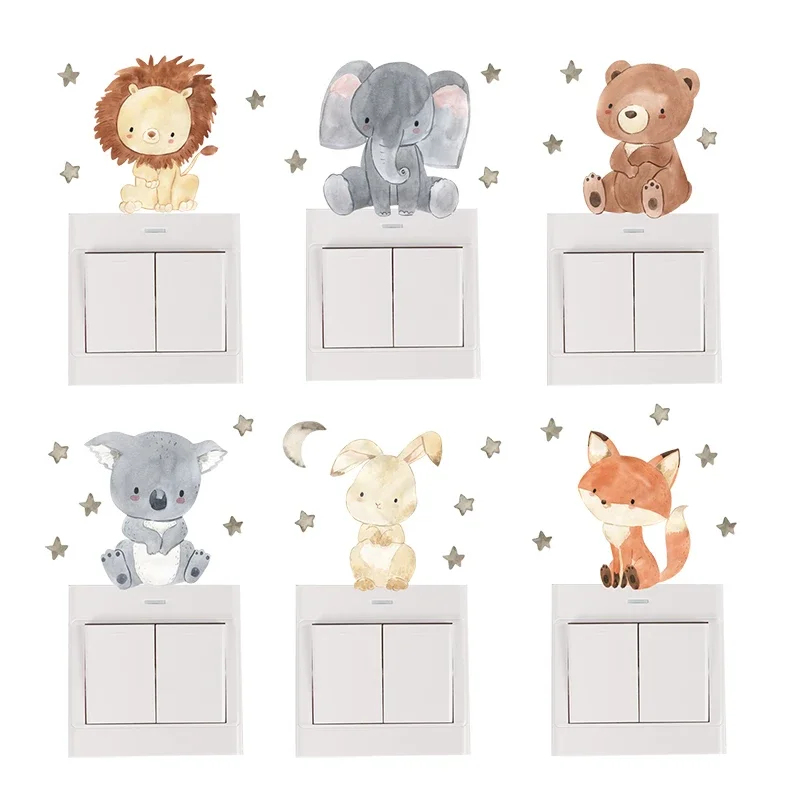 Wall Decal Nursery - 1/2/4/6 zestawów naklejek na ścianę z
