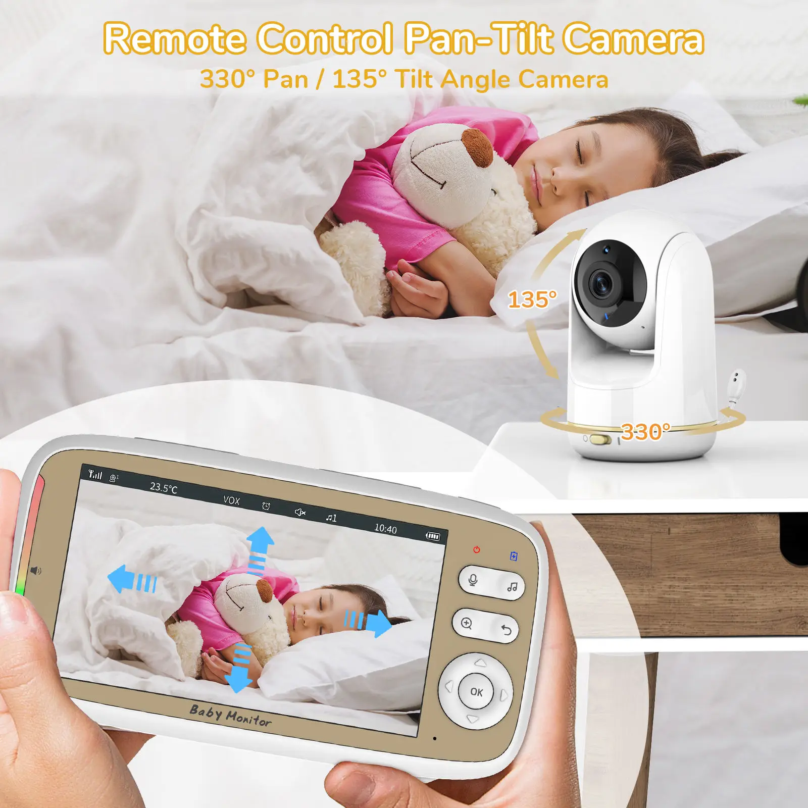 Elektroniczna niania dla dziec – Baby Monitor Split Screen recenzja i cena
