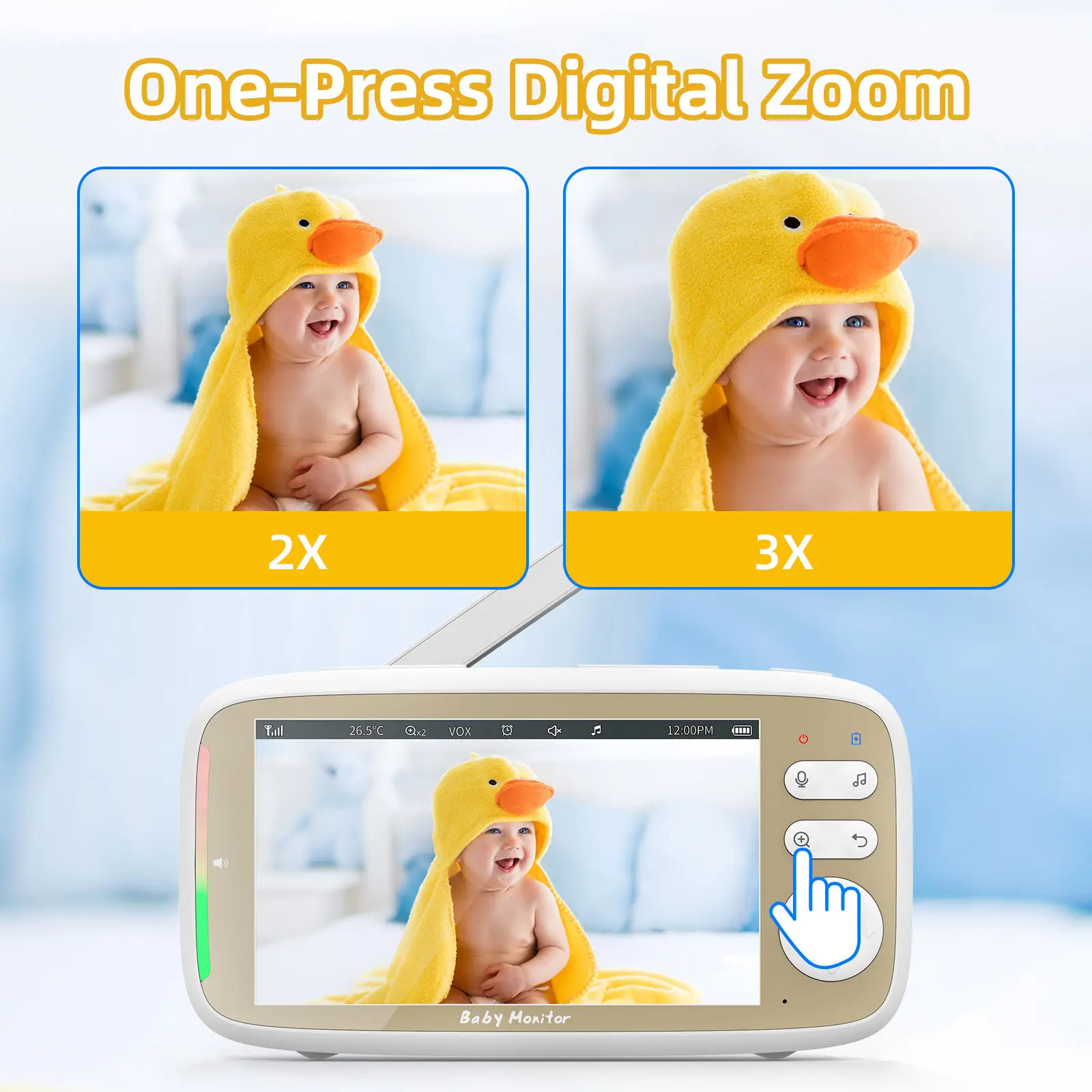 Elektroniczna niania dla dziec – Baby Monitor Split Screen recenzja i cena