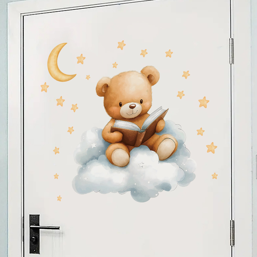 Urocze naklejki ścienne z misi – Baby Nursery Wallpaper Girl recenzja i cena
