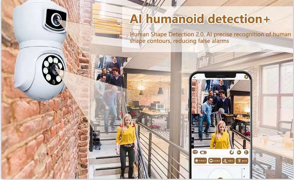 Kamera IP Dome 4MP z podwójnym – Baby Monitor Split Screen recenzja i cena
