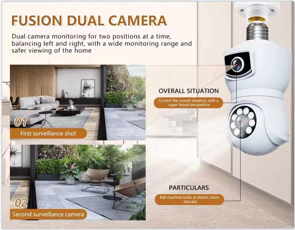 Kamera IP Dome 4MP z podwójnym – Baby Monitor Split Screen recenzja i cena
