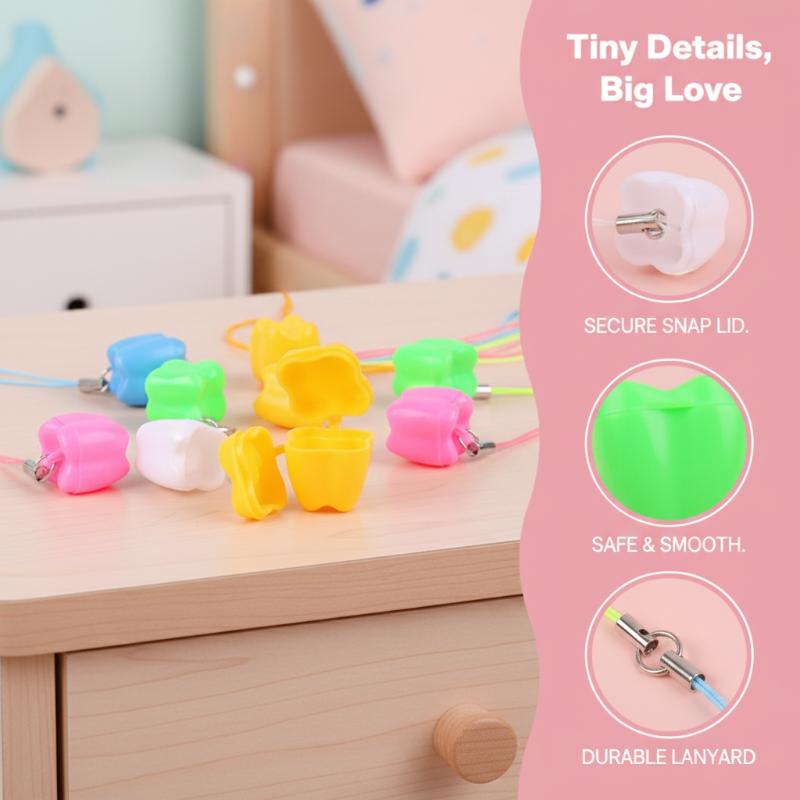 50 szt. Pudełek na zęby mleczn – Baby Keepsake Box recenzja i cena