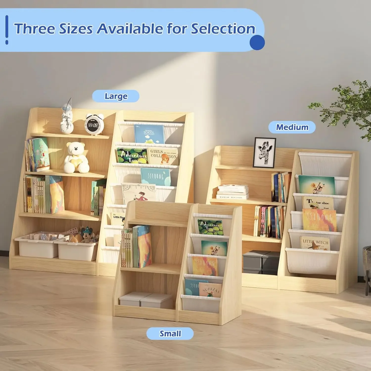 4-poziomowy regał na książki d – Baby Nursery Bookshelf recenzja i cena