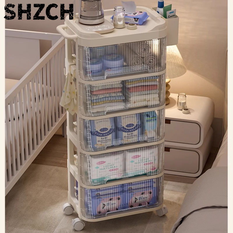 Wielopoziomowy wózek na kółkac – Baby Nursery Cart recenzja i cena