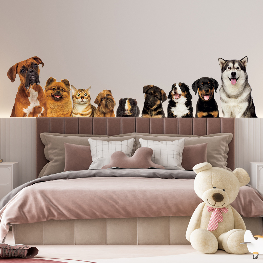 C30 #   9 Śliczne koty i psy N – Baby Nursery Wall Mural recenzja i cena