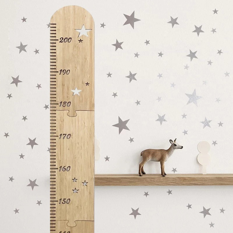 5 arkuszy Nordic drewniane wyk – Wall Decal Nursery recenzja i cena