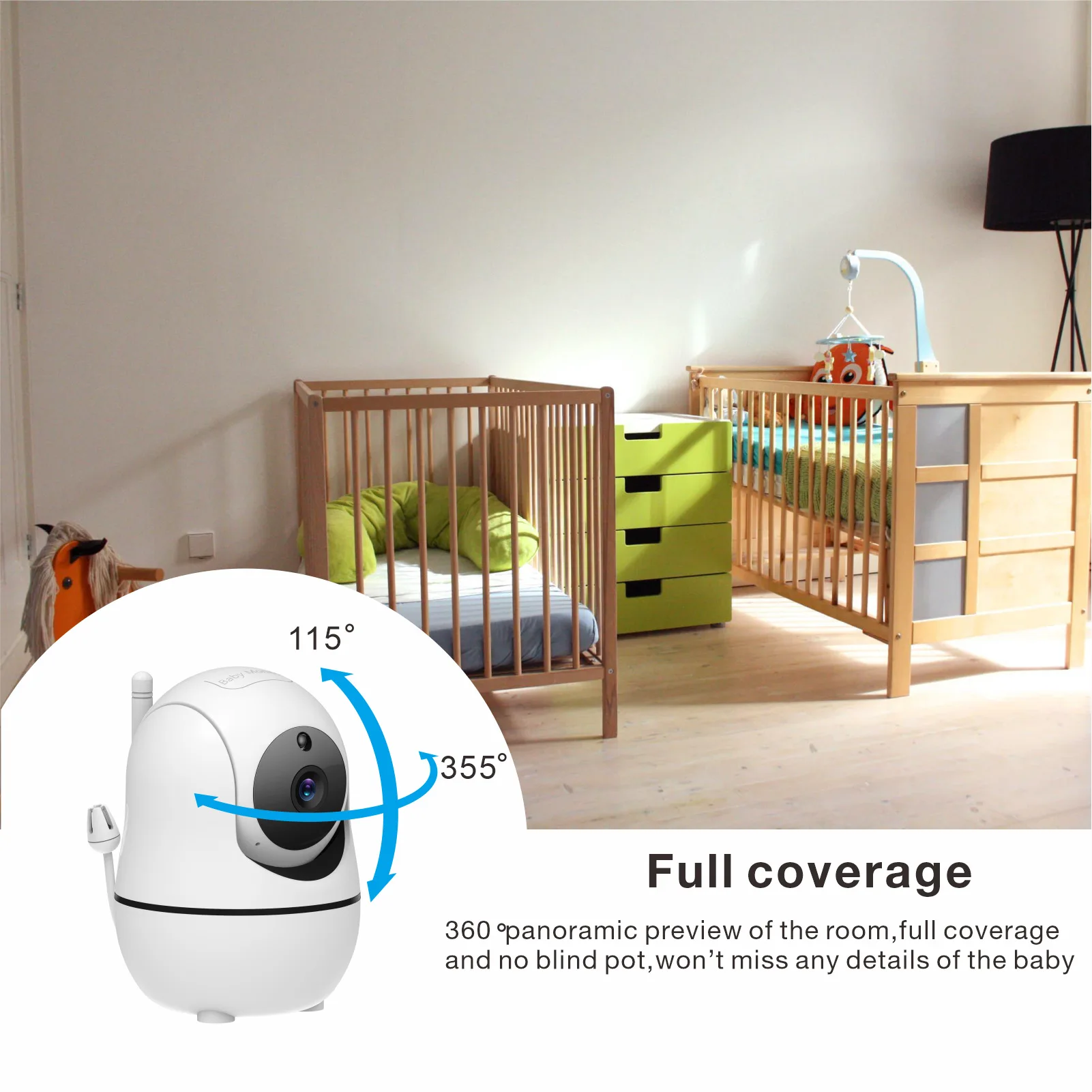 5-calowy monitor dla dziecka z – Baby Monitor Split Screen recenzja i cena