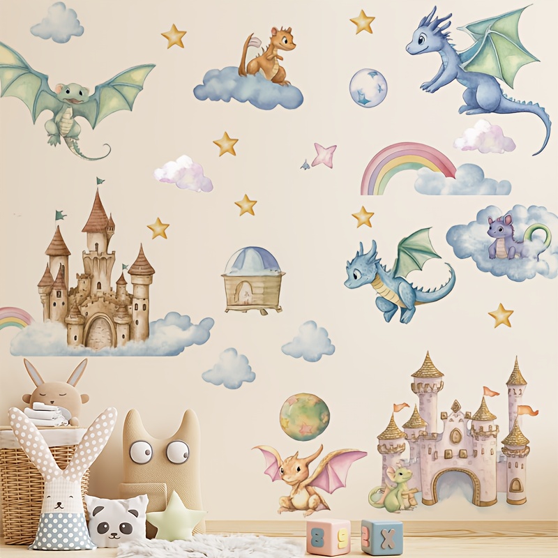 Naklejki ścienne DIY z akwarel – Wall Decal Nursery recenzja i cena