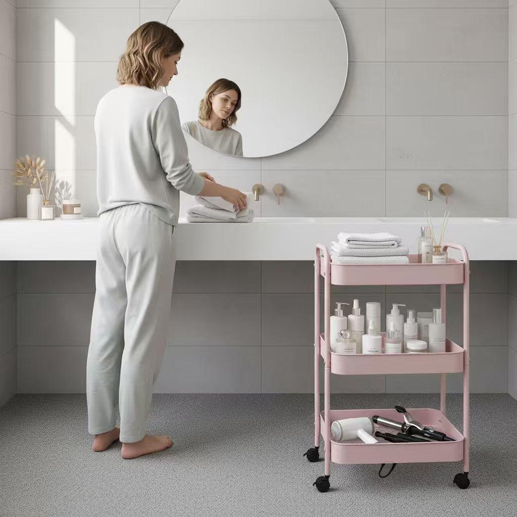 3-poziomowy wózek na kółkach z – Baby Nursery Cart recenzja i cena