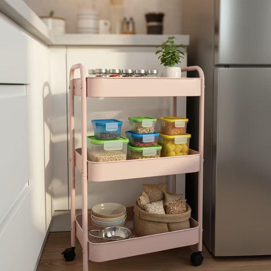 3-poziomowy wózek na kółkach z – Baby Nursery Cart recenzja i cena