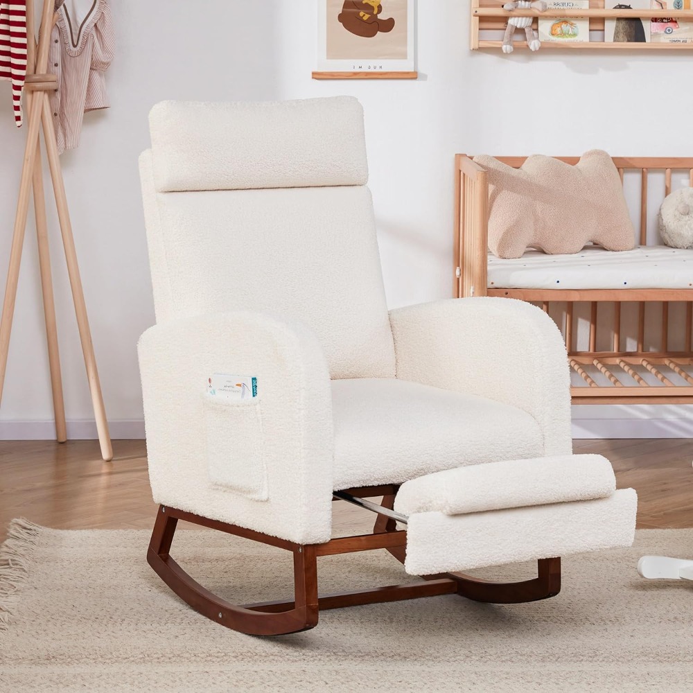 Fotel bujany Fotel do pokoju d – Baby Nursery Rocking Chair recenzja i cena