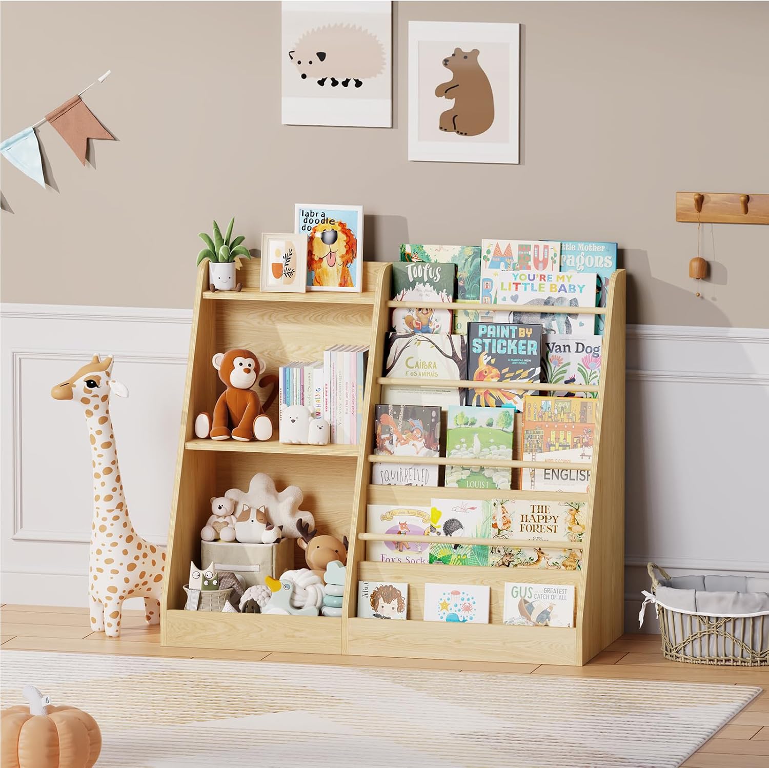 Półka na książki dla dzieci Mo – Baby Nursery Bookshelf recenzja i cena