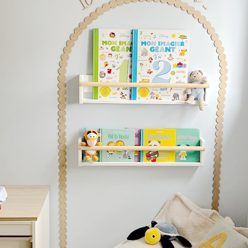 Nowoczesny, surowy drewniany ł – Wall Decal Nursery recenzja i cena