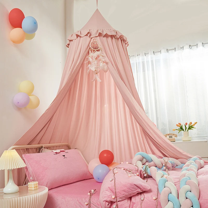 Różowy Szary Biały Namiot Dzie – Baby Nursery Equipment recenzja i cena