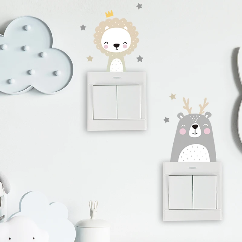 6 sztuk wesołych naklejek w st – Wall Decal Nursery recenzja i cena