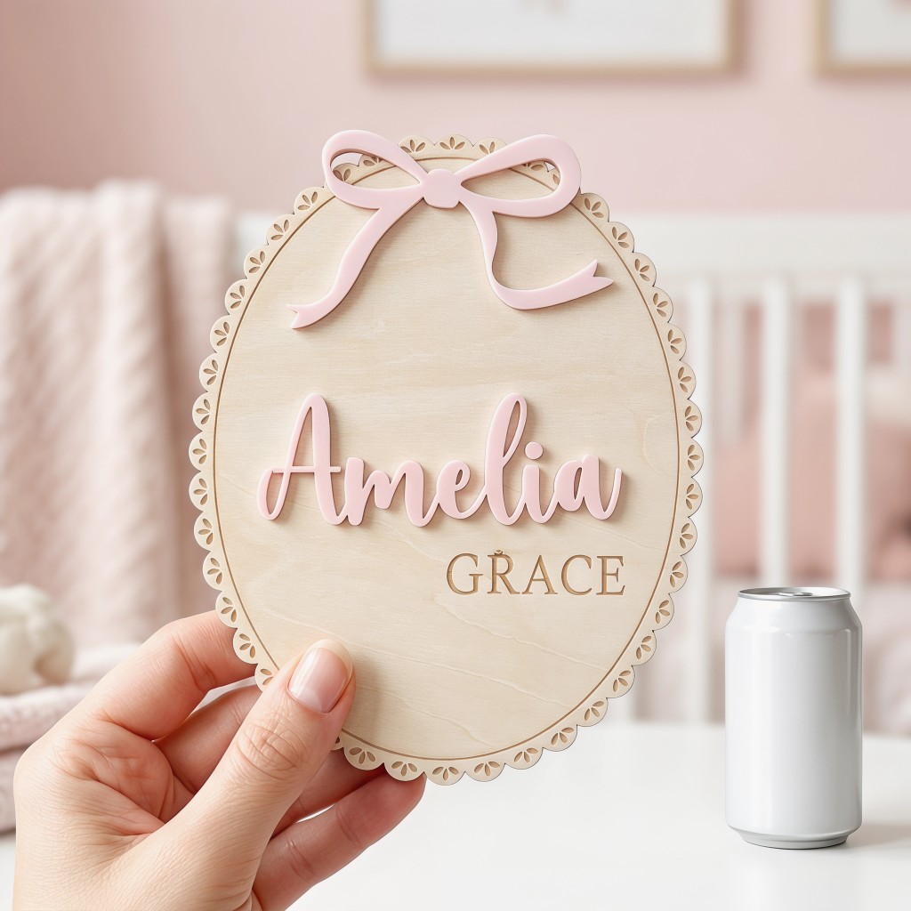 1 szt. Personalizowana drewnia – Baby Nursery Letters recenzja i cena