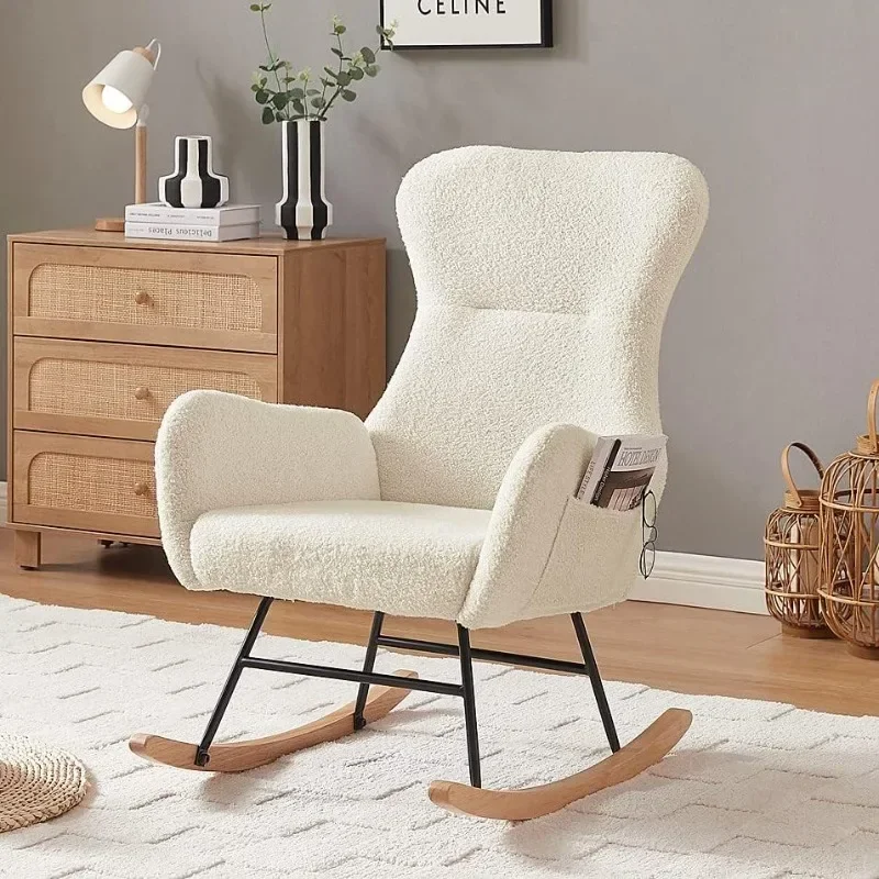 Fotel bujany Hansones do pokoj – Baby Nursery Rocking Chair recenzja i cena