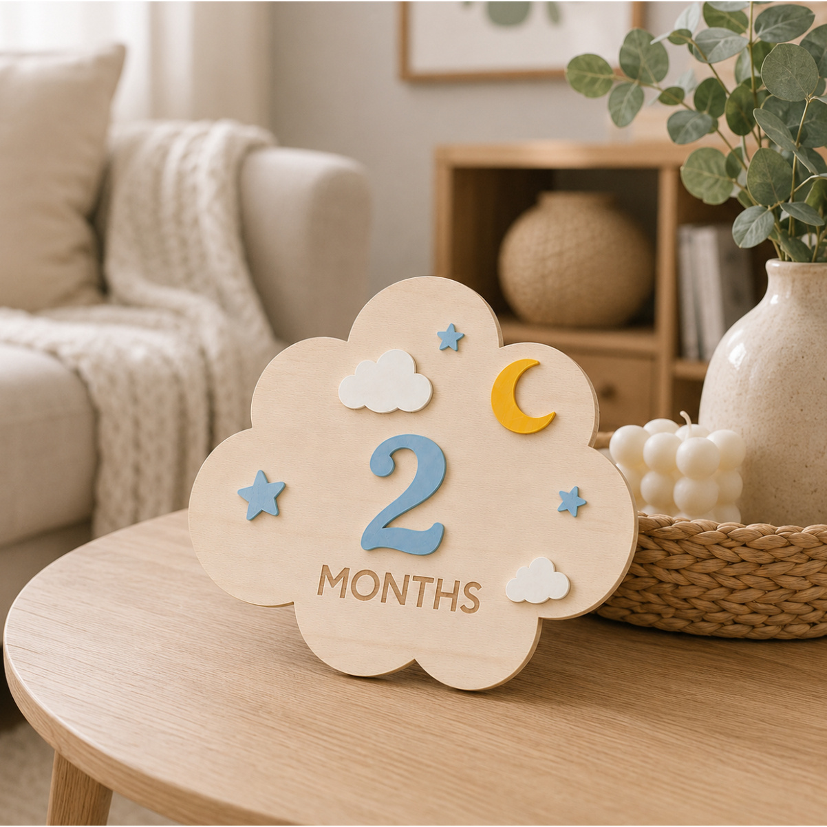 1 zestaw drewnianych kart z mi – Baby Nursery Set recenzja i cena