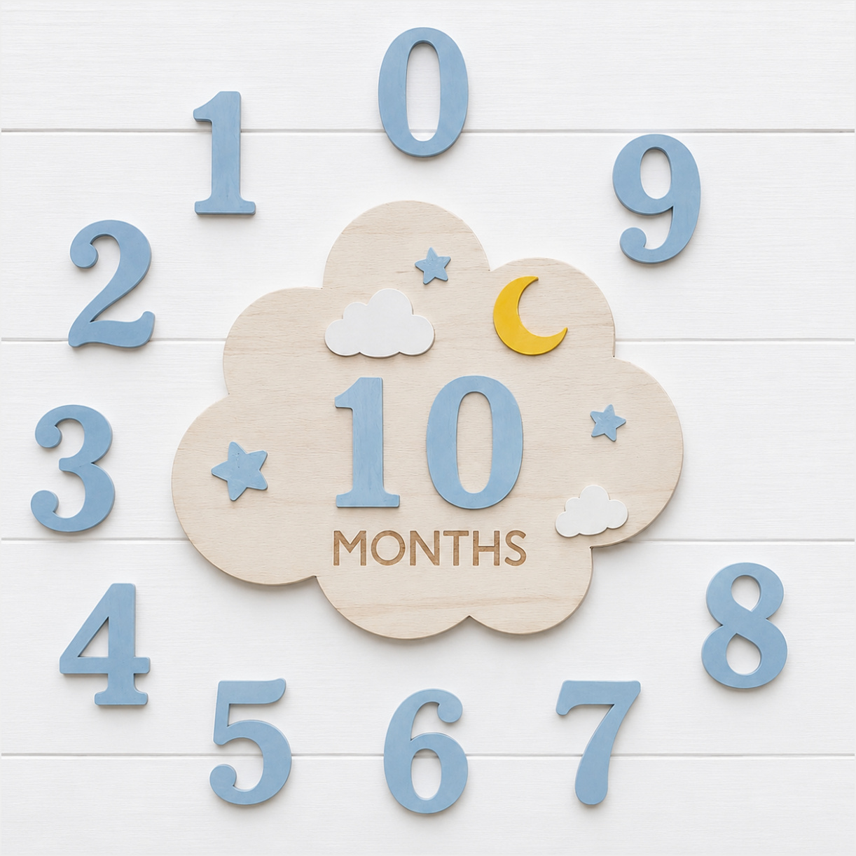 1 zestaw drewnianych kart z mi – Baby Nursery Set recenzja i cena