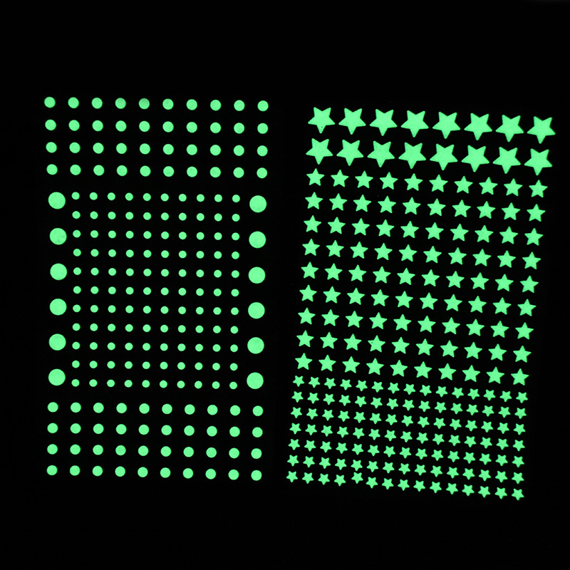 211szt 3D Bubble Luminous Star – Baby Nursery Wall Mural recenzja i cena