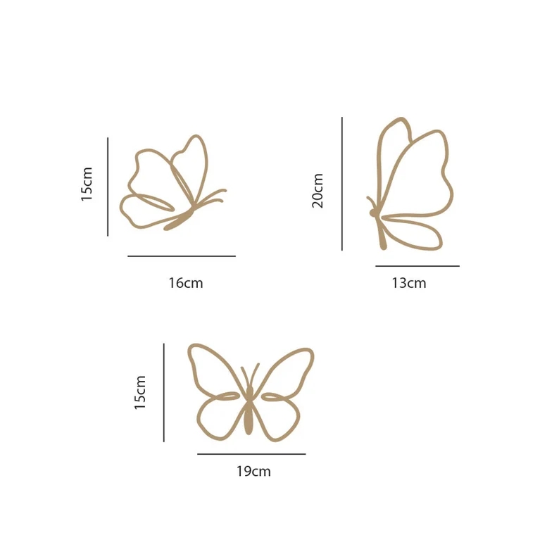 Drewniany Znak z Motylami, Dre – Baby Nursery Letters recenzja i cena