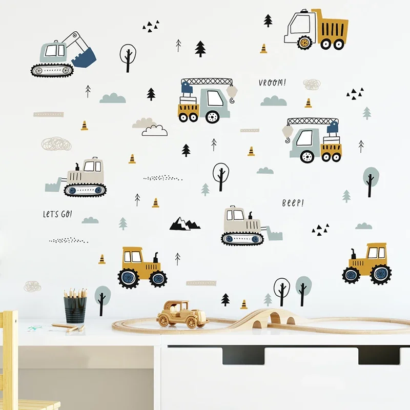 Ręcznie rysowane śliczne samoc – Wall Decal Nursery recenzja i cena