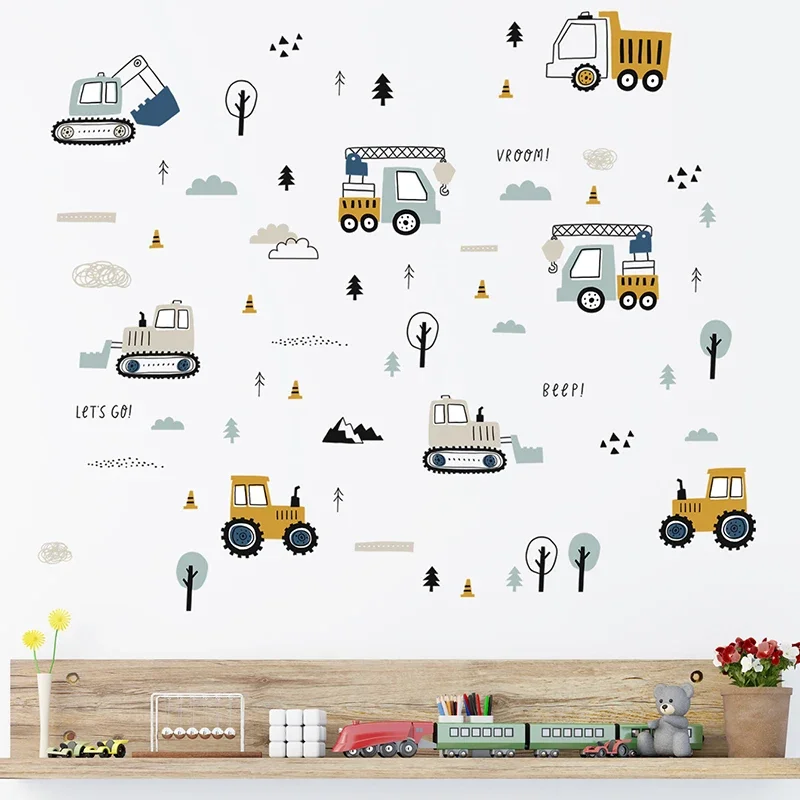Ręcznie rysowane śliczne samoc – Wall Decal Nursery recenzja i cena