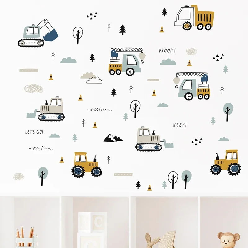 Ręcznie rysowane śliczne samoc – Wall Decal Nursery recenzja i cena