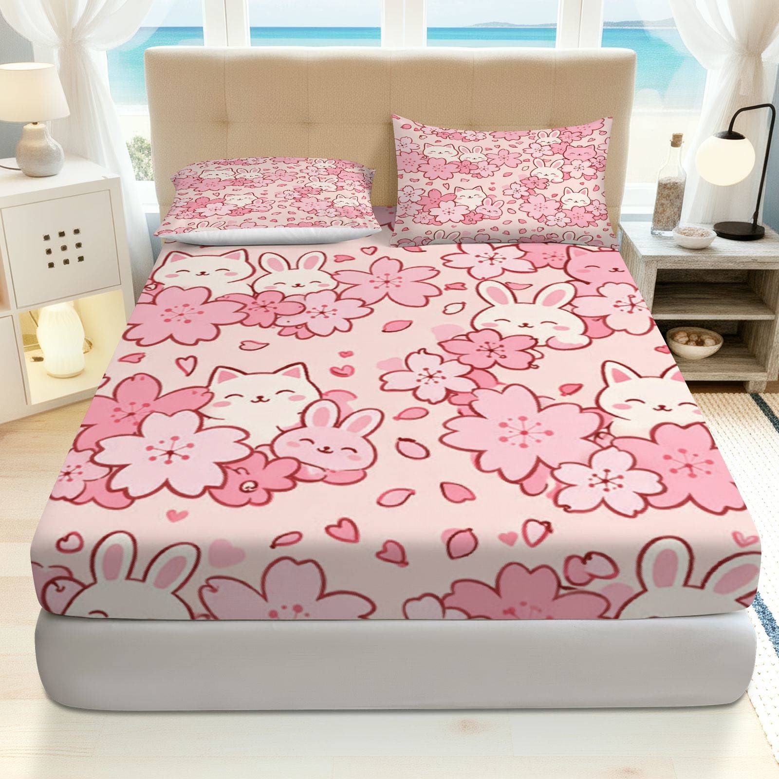 Zestaw pościeli Sakura Rabbit  – Baby Nursery Sets recenzja i cena