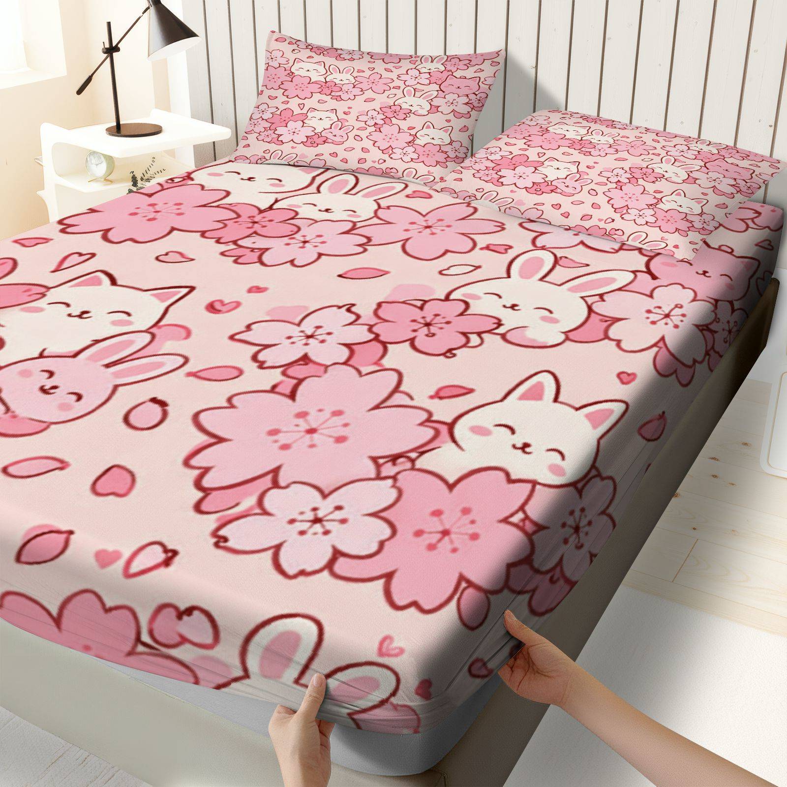 Zestaw pościeli Sakura Rabbit  – Baby Nursery Sets recenzja i cena