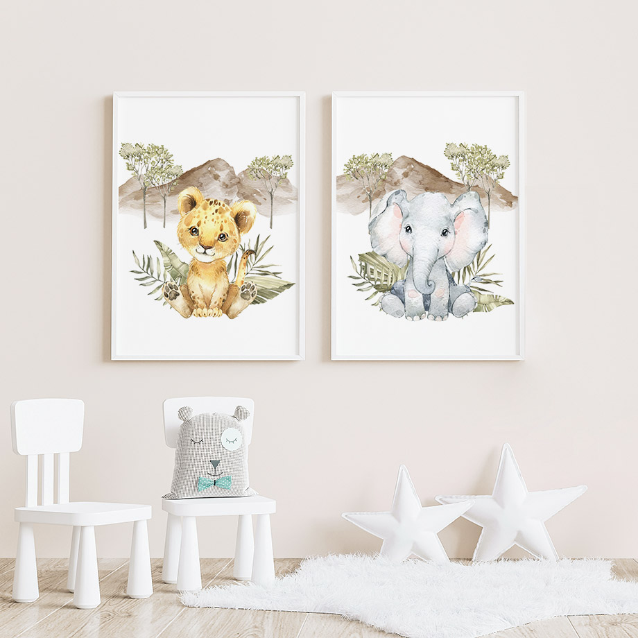 Żyrafa Zebra Słoń Lew Hipopota – Baby Nursery Tree recenzja i cena