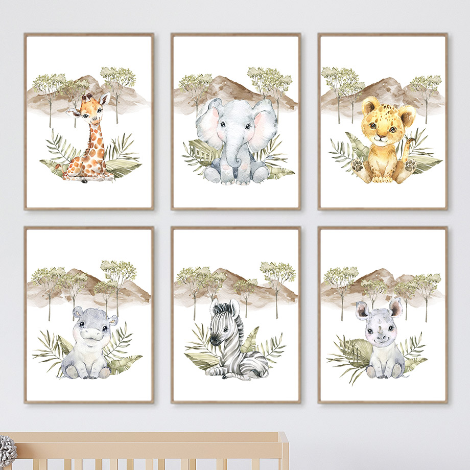 Żyrafa Zebra Słoń Lew Hipopota – Baby Nursery Tree recenzja i cena