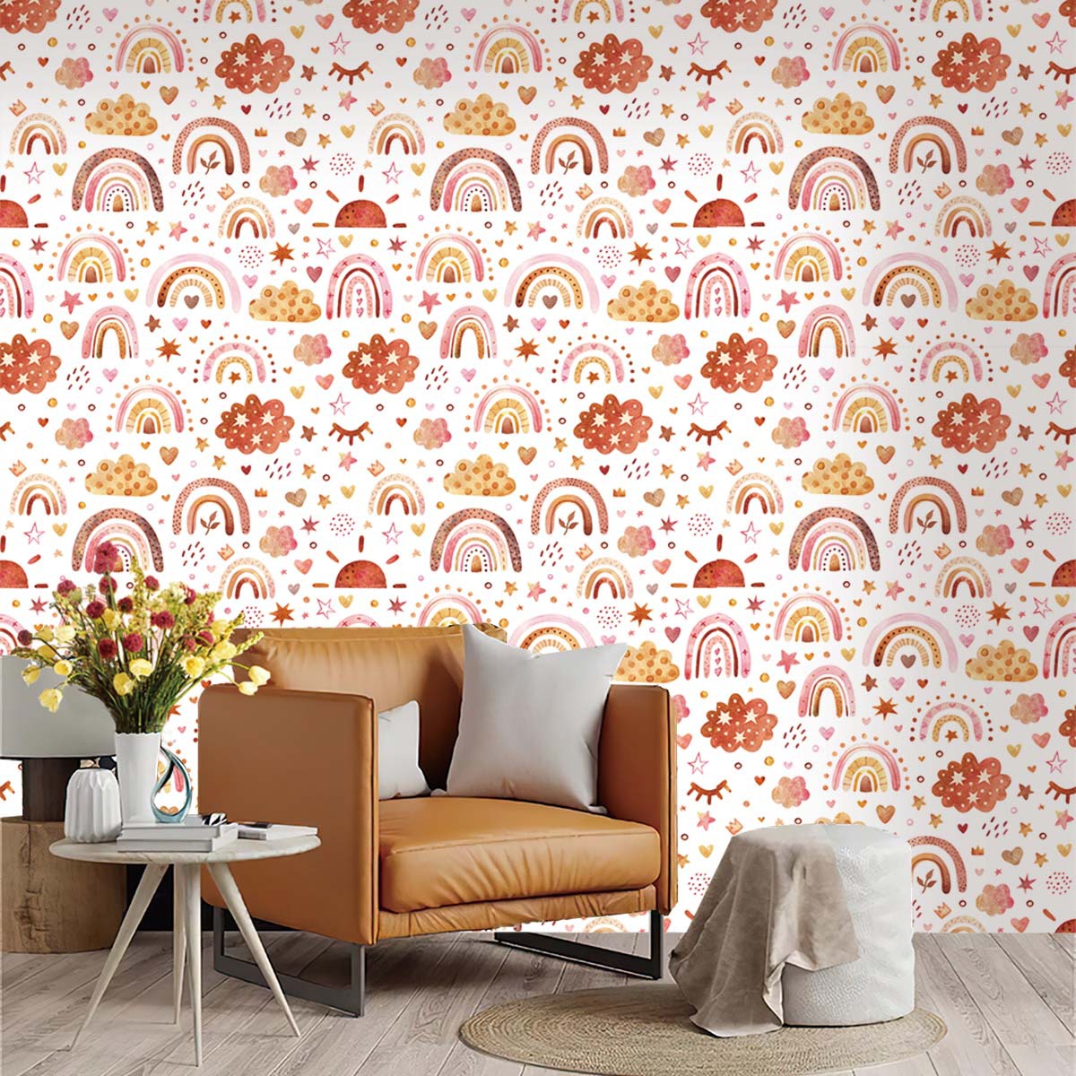 Tapeta samoprzylepna w stylu b – Baby Nursery Wallpaper Girl recenzja i cena
