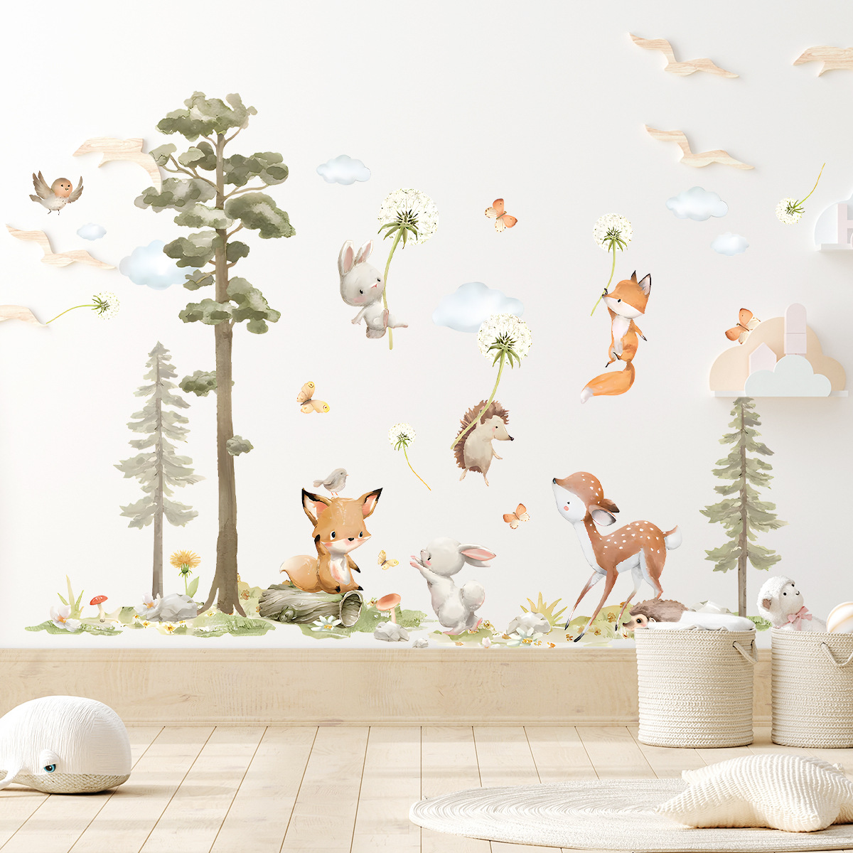 Śliczne leśne zwierzęta Naklej – Baby Nursery Tree recenzja i cena