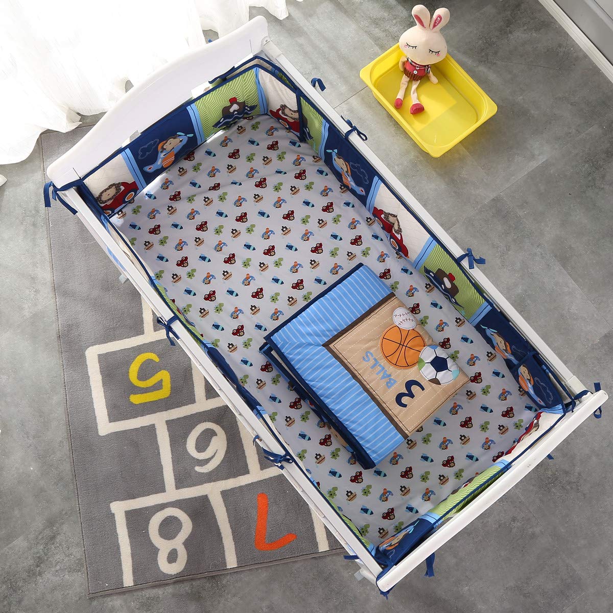 7-częściowy zestaw pościeli do – Baby Nursery Sets recenzja i cena