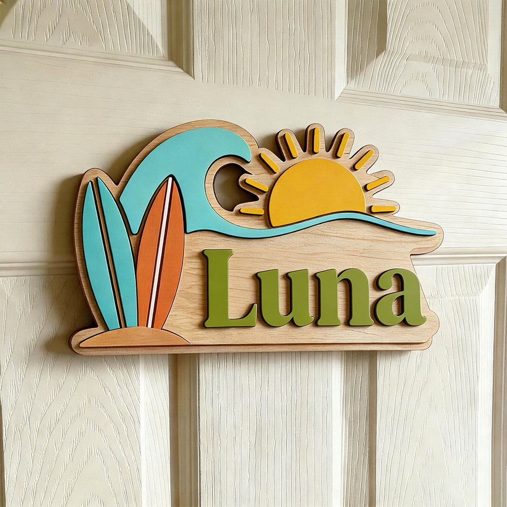 Personalizowana drewniana tabl – Baby Nursery Letters recenzja i cena